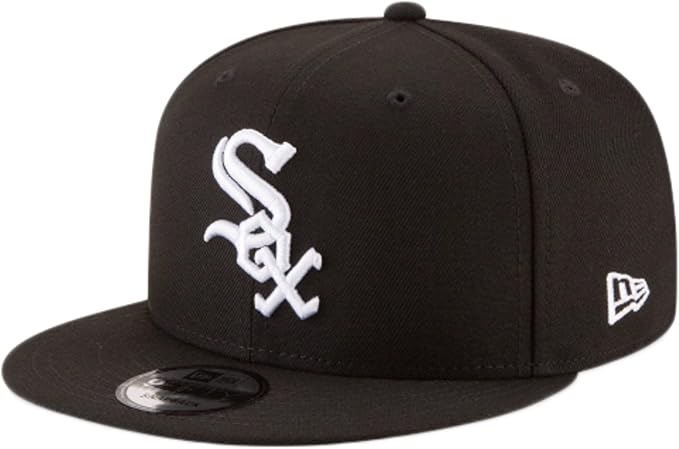 Gorra ajustable 9FIFTY Chicago White Sox - Negro con Blanco