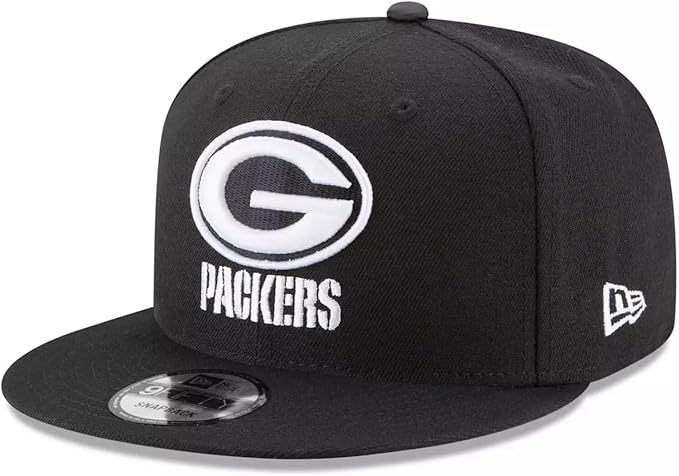Gorra ajustable 9FIFTY Green Bay Packers - Negra
