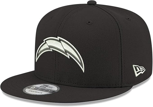 Gorra ajustable 9FIFTY Los Angeles Chargers - Negro con Blanco